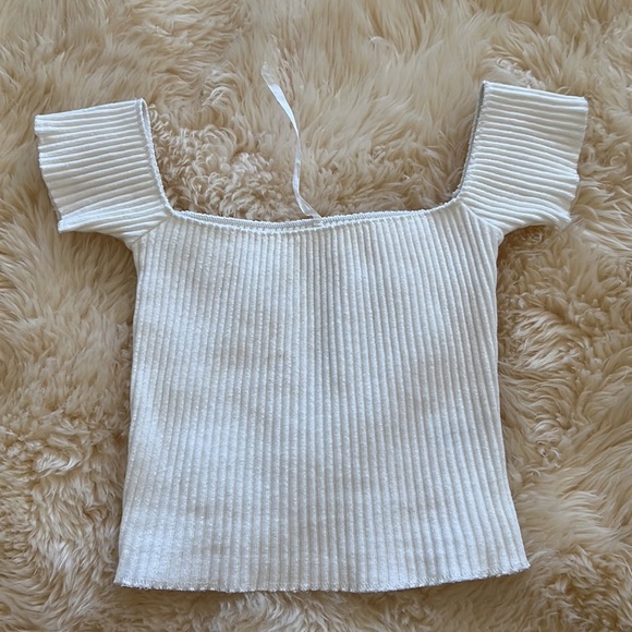 ARE YOU AM I Tops Rare Are You Am I Minka Top Off White Cream Ayai